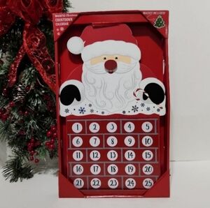 Malden Magnetic Christmas Santa Countdown Advent Wall or Tabletop Calendar